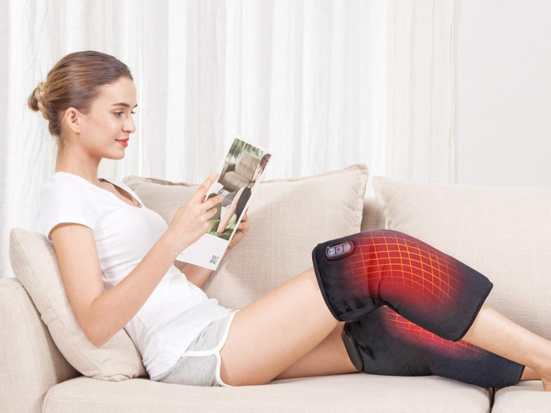COMFIER Heated Knee Brace Wrap with Massager