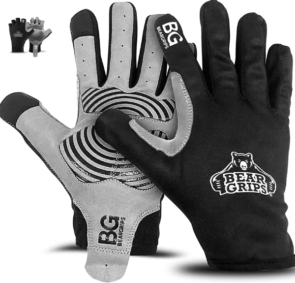 Say Goodbye to Blisters and Hello to PRs with Bear Grips Weight Lifting Gloves!