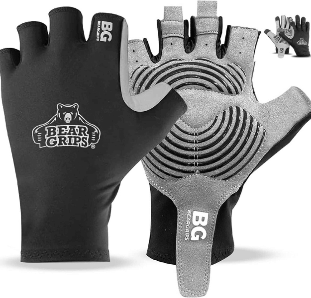 Say Goodbye to Blisters and Hello to PRs with Bear Grips Weight Lifting Gloves!