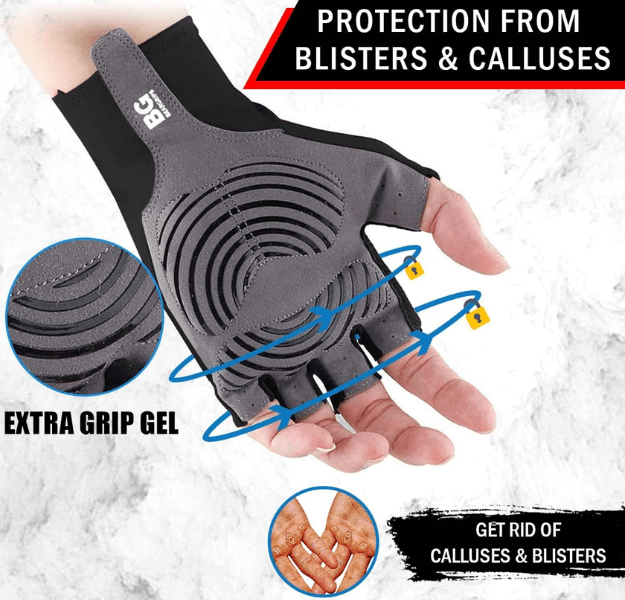 Say Goodbye to Blisters and Hello to PRs with Bear Grips Weight Lifting Gloves!