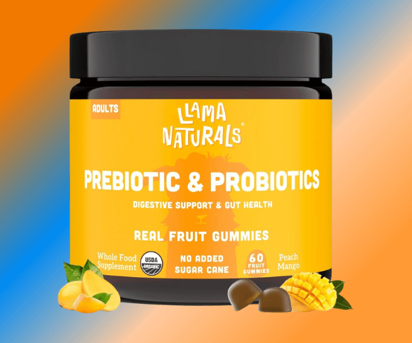 Llama Natural Real Fruit Prebiotic & Probiotic Gummies